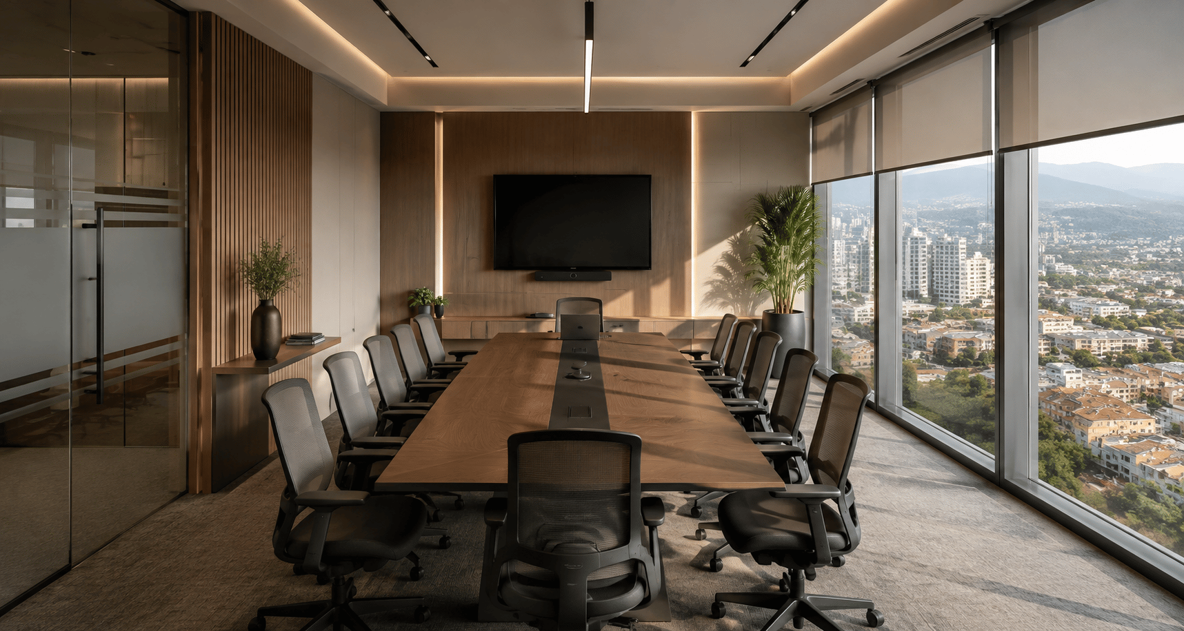 Sala de juntas diseñada por CAMÖD Studio